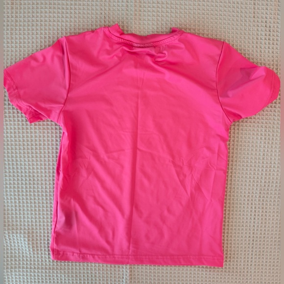 Pink Kids Swim Shirt - Picture 3 of 3